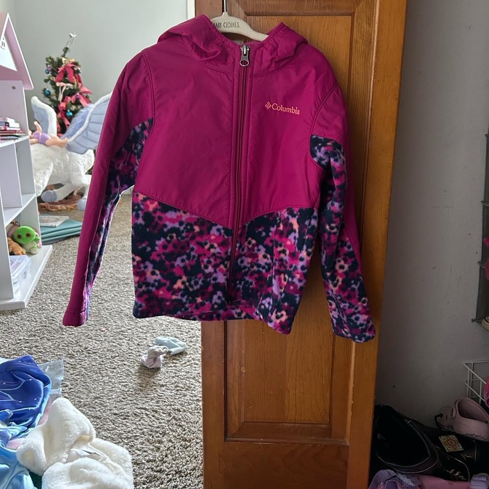 Columbia Fuchsia Hooded Jacket